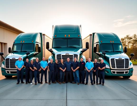 Predator Express trucking company fleet and team based at 425 Summer Sails Dr Valrico FL